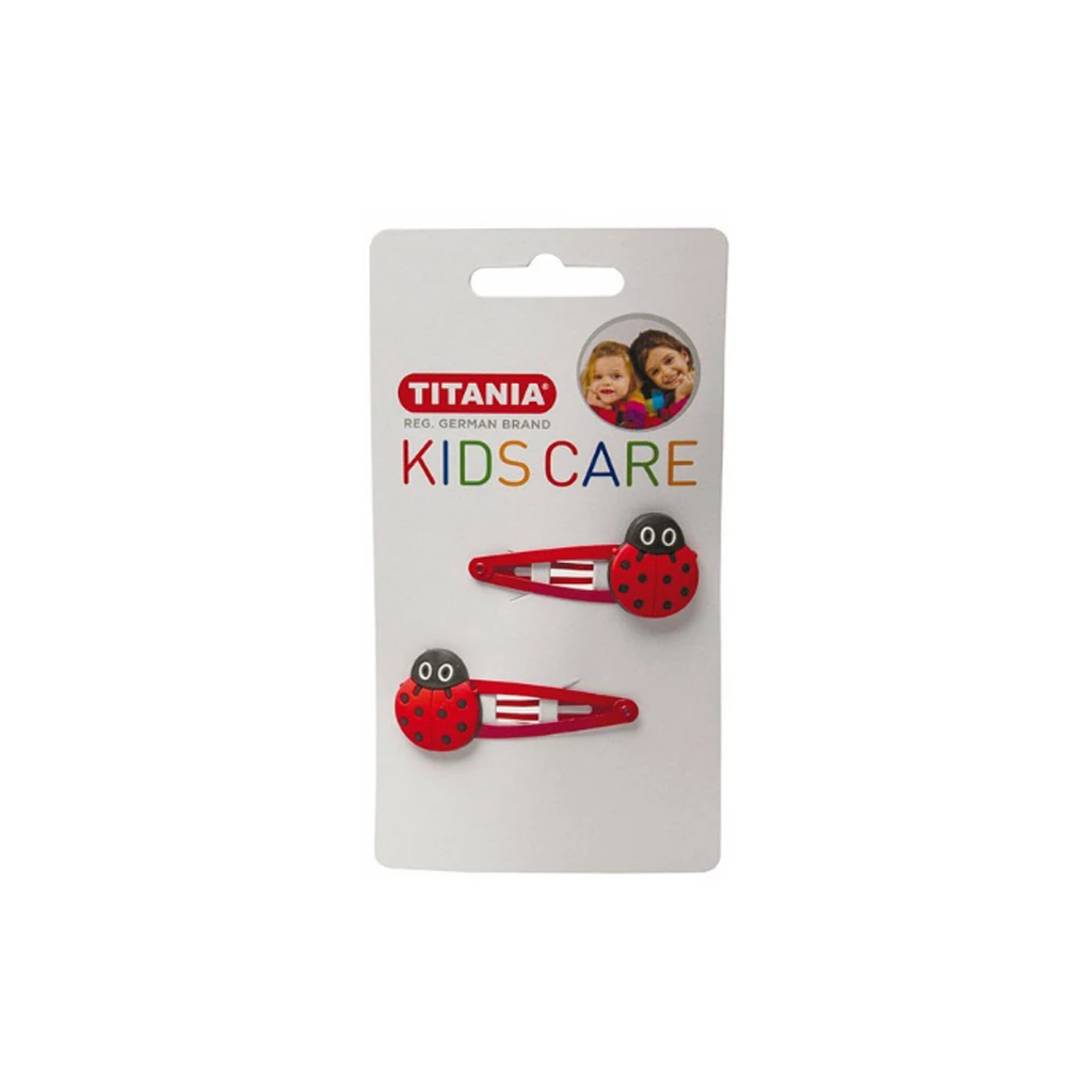 TITANIA CONTUR-CLIP-LADYBUG-2-PC--RED-ART-NR-8510