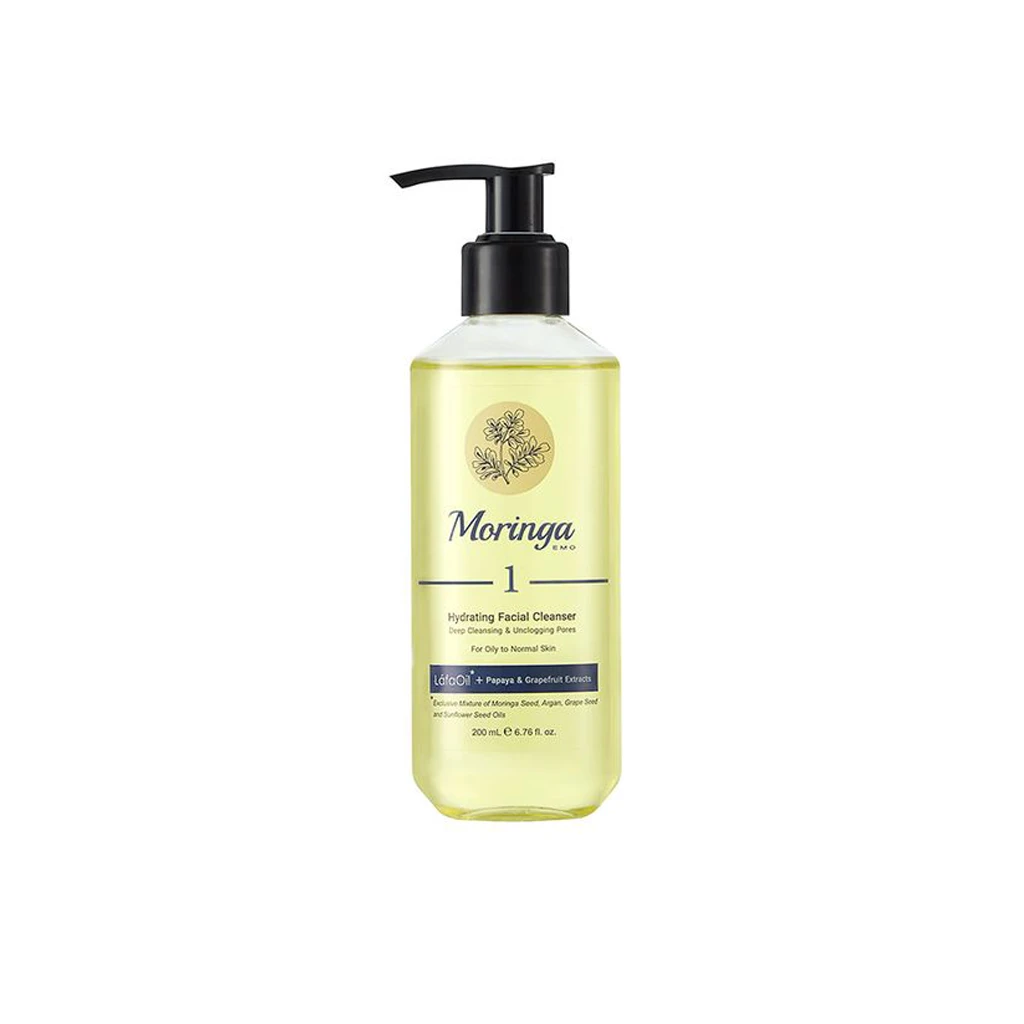 Hydrating facial cleanser 1 for oily to normal skin MORINGA EMO