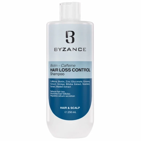 شامپو ضد ریزش مو بیزانس حاوی بیوتین و کافئین ۲۵۰ میلی لیتر