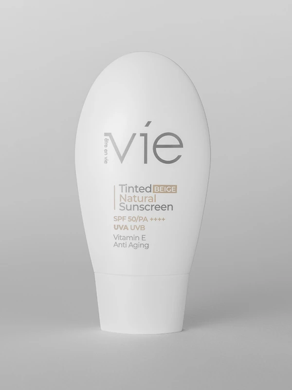 ضدآفتاب رنگی بژ طبیعی وی (VIE) 50 میل