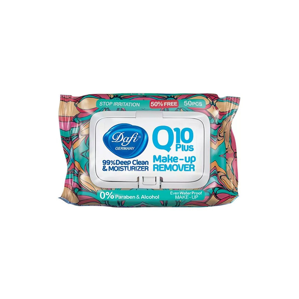 Q10 Plus Make Up Remover Wet Wipes DAFI