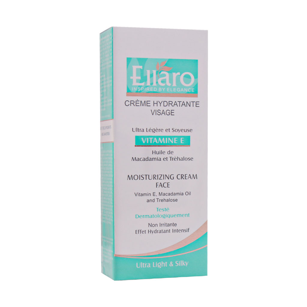Ellaro-Hydratante-Visage-Vitamin-E-Cream-For-All-Skins-50-ml