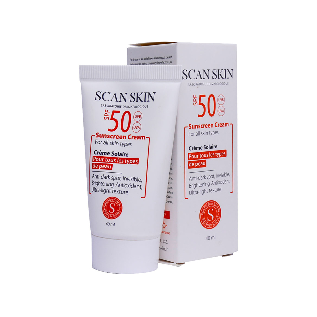 کرم ضد آفتاب ضد لک-2 SPF50 اسکن اسکین 40