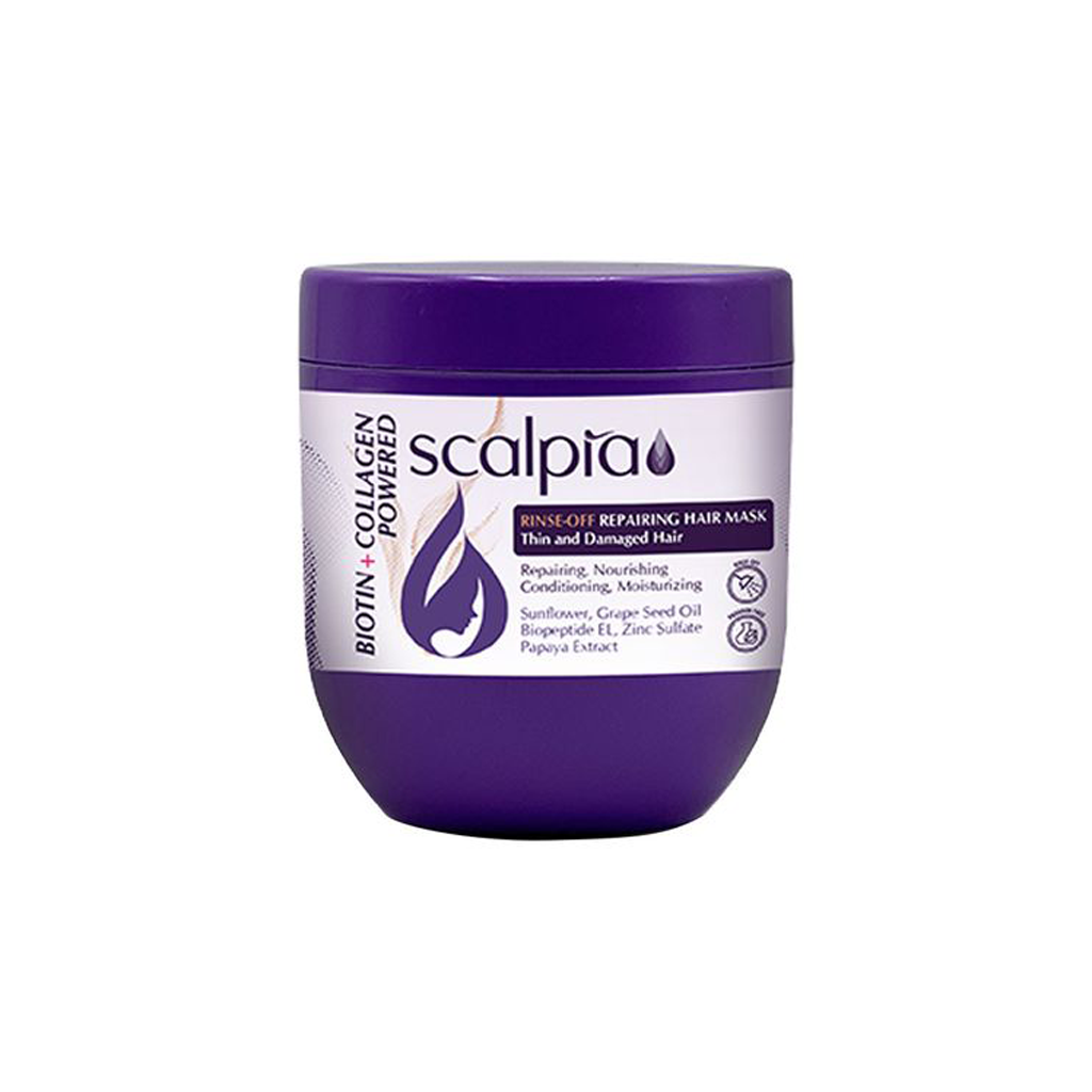 Hair-mask-containing-biotin-and-collagen-SCALPIA