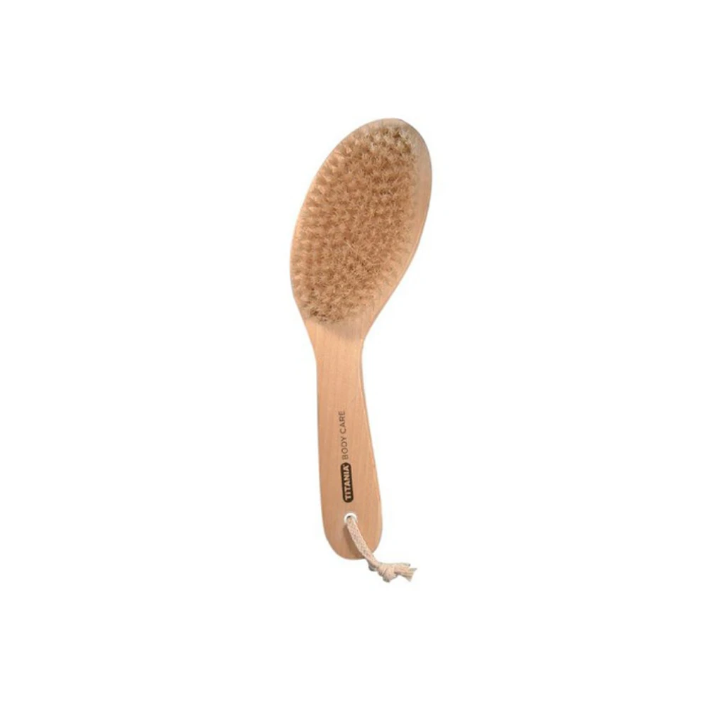 TITANIA-Bath-Brush-With-Handle-Wood-Pure-Bristle-Approx-26-Cm-2833
