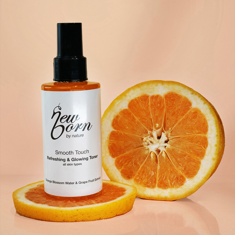 NEW BORN SMOOTH TOUCH REFRESHING & GLOWING TONER ALL SKIN 150 ML 2