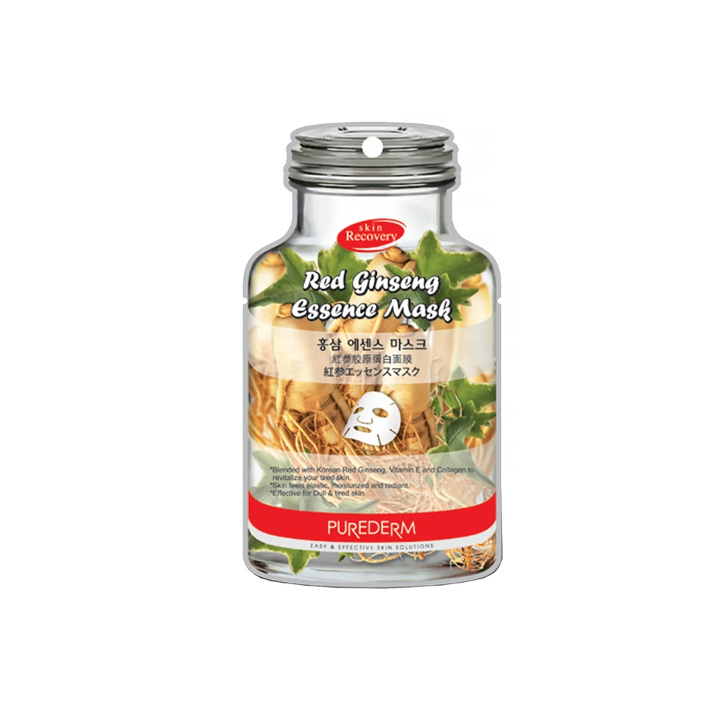 Purederm-Red-Ginseng-Essenc-Face-Mask-15gr-Pack-Of-10