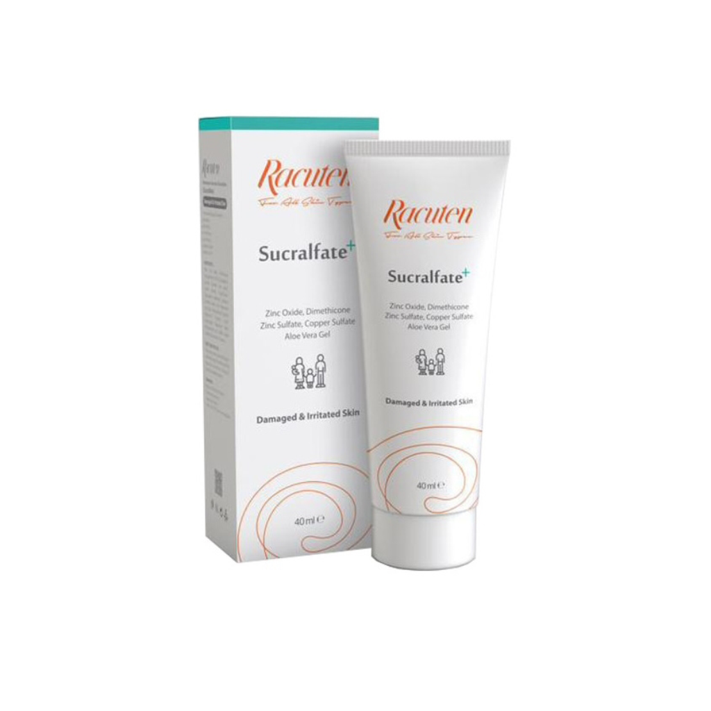 CREAM DAMAGED & IRRITATED SKIN SUCRALFATE 40GR RACUTEN