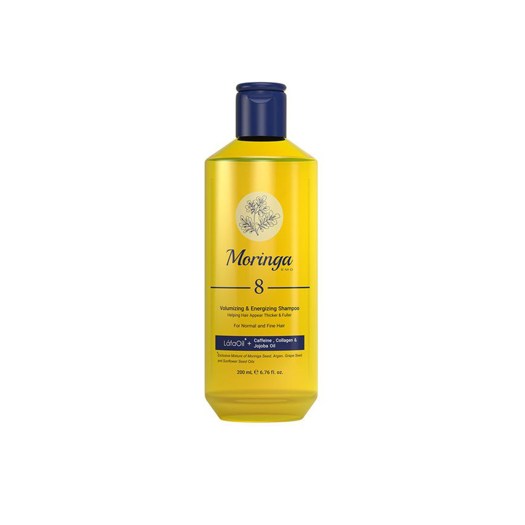 Volumizing & energizing shampoo 8 for normal & fine hair MORINGA EMO