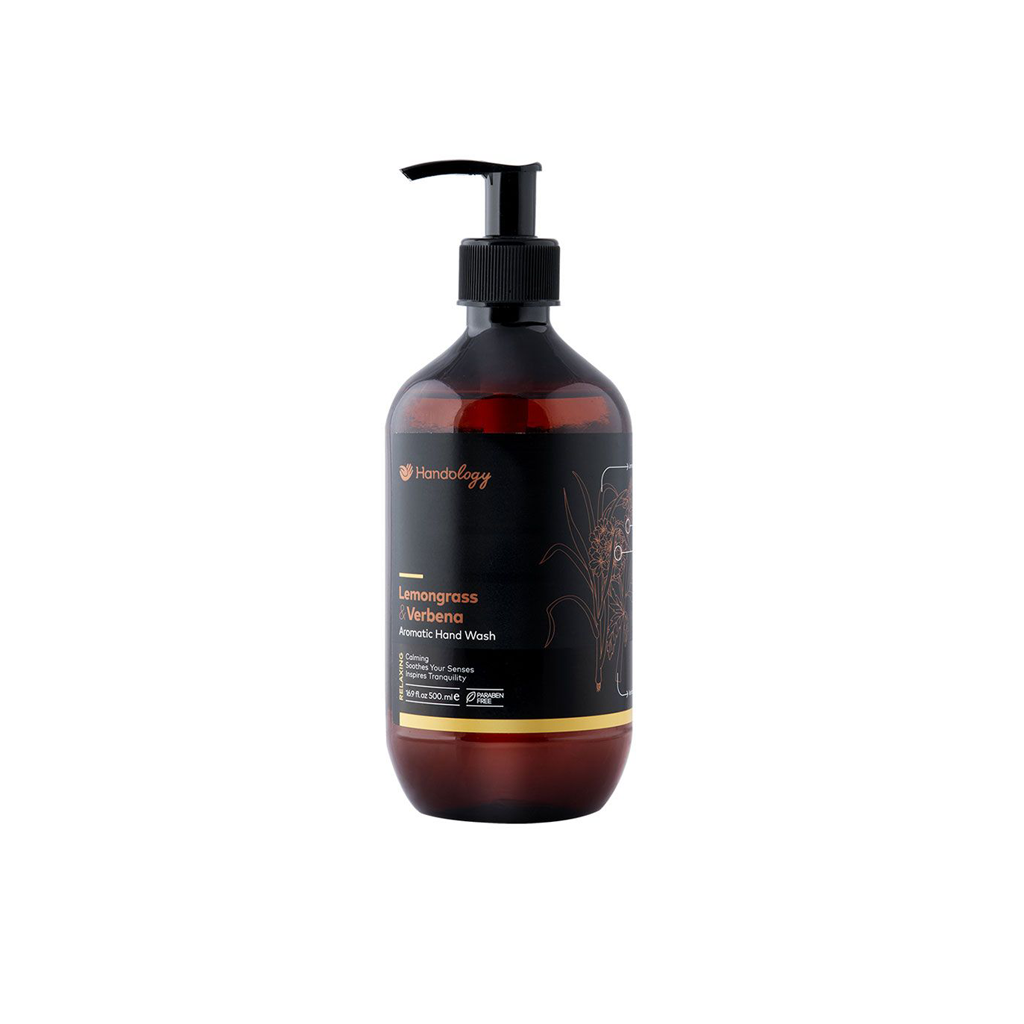 Aromatic-hand-wash-Lemongrass-&-Verbena-500ml-HANDOLOGY