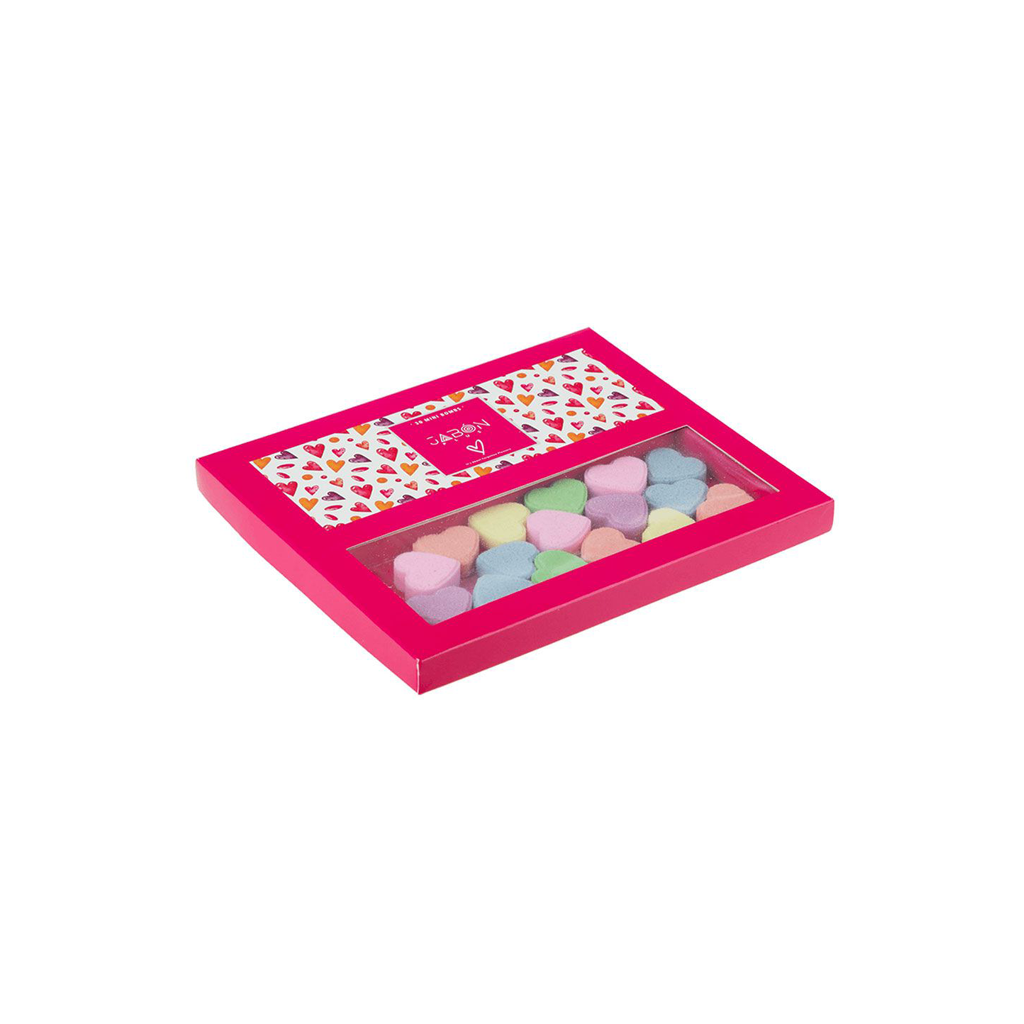 Mini-Bomb-(30 X 7gr)-Heart-JABON-PLUS