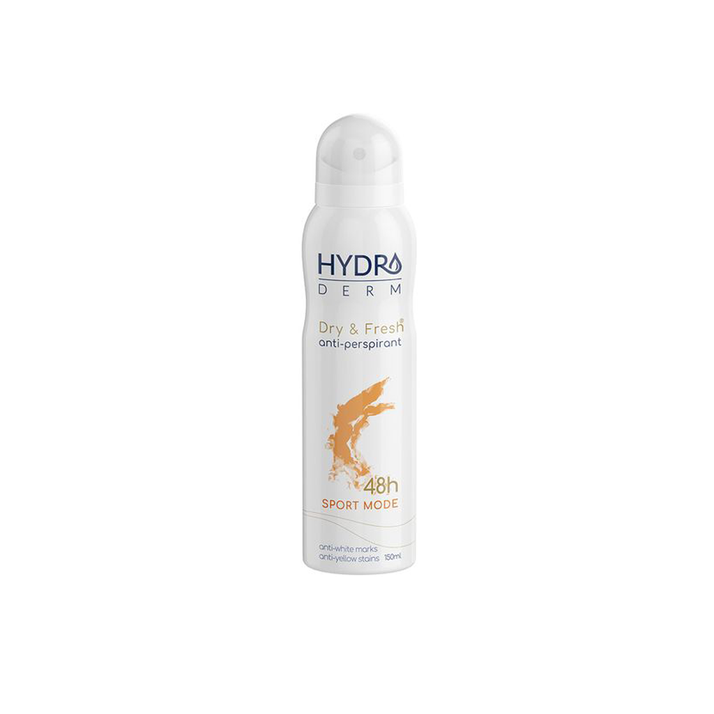 Womens antiperspirant spray Sports mode HYDRODERM