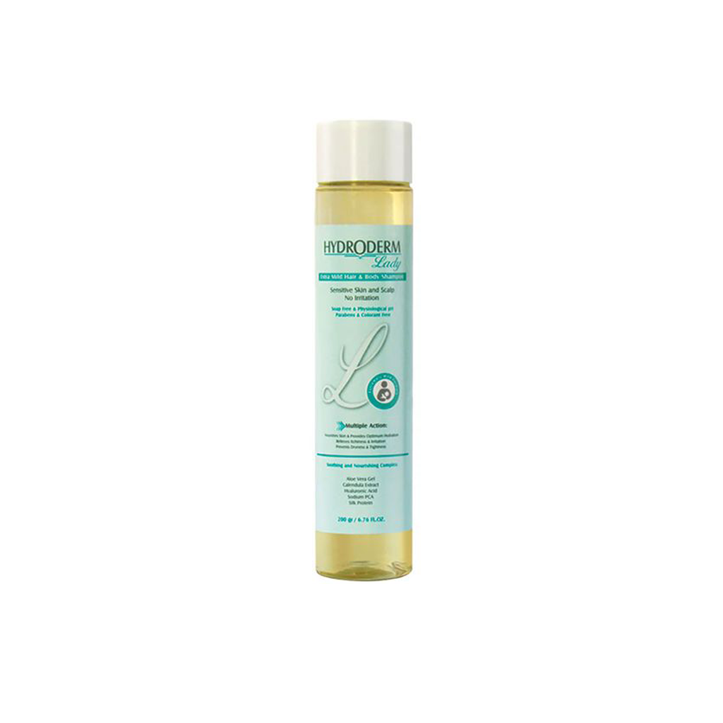 hydroderm extra mild hair and body shampoo HYDRODERM