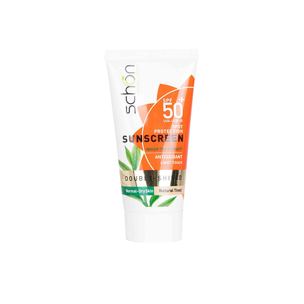 Double shield tined sunscreen SPF50+ 50ml SCHON