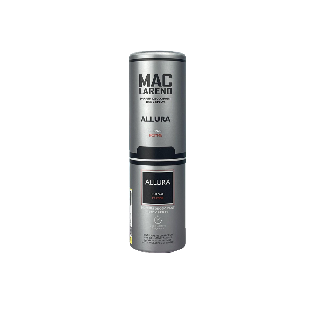 MAC-LARENO-PARFUM-DEODORANT-BODY-SPRAY-ALLURA-CHANEL-HOMME-200-ML