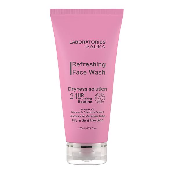 ژل شستشوی صورت لابراتوریز مناسب پوست خشک و حساس آدرا