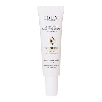 Ultra-Light Daily Face Cream Solsken SPF 50 IDUN