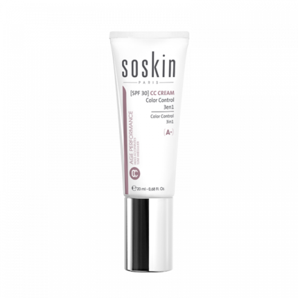 SOSKIN CC CREAM COLOR CONTROL 3IN1 SPF30 20 ML