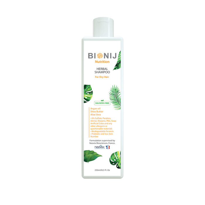 BIONIJ NUTRITION HAIR SHAMPOO DRY HAIR 250 ML