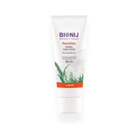 BIONIJ NUTRITION HERBAL HAIR CREAM FOR DRY & BRITTLE HAIR